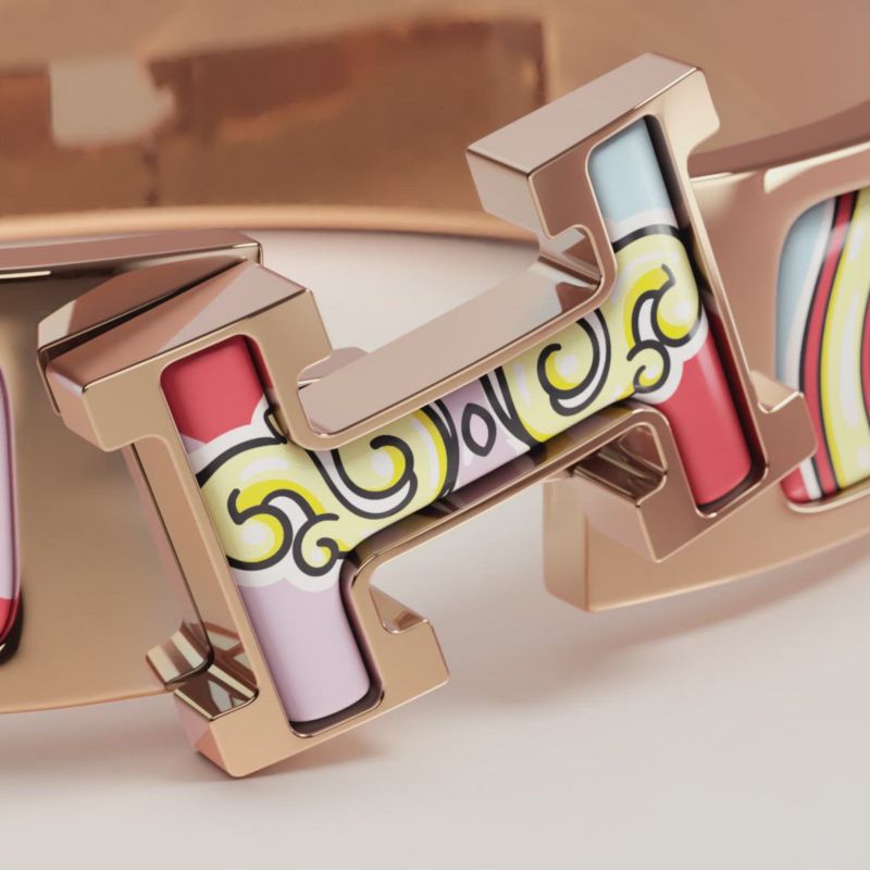 Clic H Candy Libris bracelet - Yellow | Hermès USA