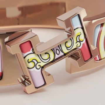 Clic H Candy Libris bracelet - Yellow | Hermès USA