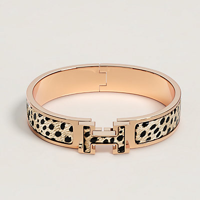 Clic Clac H Acinonyx Jubatus bracelet | Hermès USA Clic Clac H Acinonyx Jubatus bracelet | Hermès USA