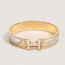 Bracelet Clic H Jour de Casting, orfèvre jaune or/blanc, Nous vous informerons lorsque ce produit sera disponible