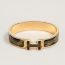 Bracelet Clic H Jour de Casting, orfèvre jaune or/noir, Nous vous informerons lorsque ce produit sera disponible