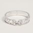 Clic H Panoplie Equestre bracelet, orfèvre gris platine/blanc