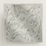 Les Chevaux Dechaines embroidered scarf 140, argent/gris