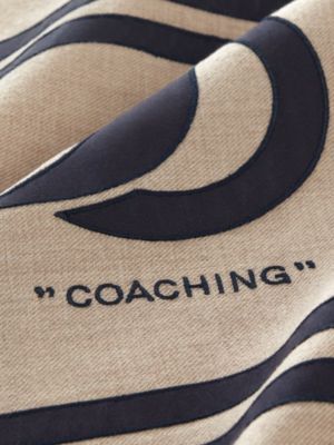 Coaching twill applique scarf 120, View: Detail, detail, view 3 of 4