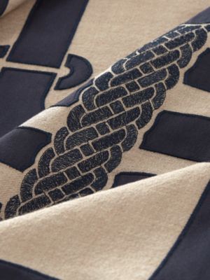 Coaching twill applique scarf 120, View: Detail, detail, view 4 of 4