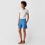 Cotton shorts, pervenche