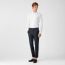 Plain cotton poplin shirt, blanc