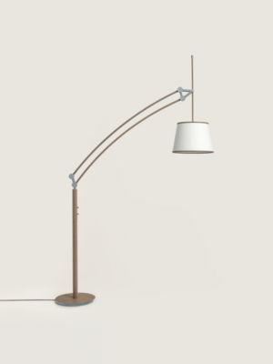Pantographe arc floor lamp