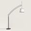 Lampadaire arche Pantographe, graphite