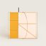 Coulisse washi paper table lamp, rose jaune