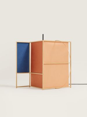 Coulisse washi paper table lamp, Z model