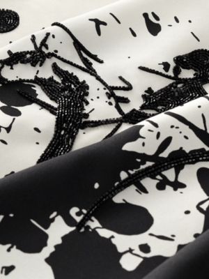 Cheval Surprise Exceptional embroidered dossard scarf, View: Detail, detail, view 5 of 5