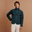 Piumino extra-light puffer coat, bleu de Prusse