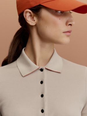 Double Jeu Polo衫, 檢視: 佩戴, worn, 檢視共4張圖片的第5張
