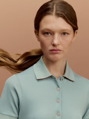 Double Jeu Polo衫, 檢視: 佩戴, worn, 檢視共3張圖片的第4張