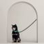 Medor dog leash, vert comics