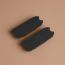 H stirrup floors, noir