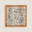 A Vos Etriers pocket square 45, beige/orange/kaki, no stock
