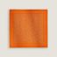 Maillon Nageur pocket square 45, orange/anthracite/gris clair