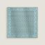 Mobilite Douce pocket square 45, ciel/guimauve/bois