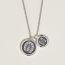Medailles Cheval de Coeur / 24 Brides et Chaines necklace, cosmos