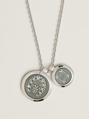 Medailles Cheval de Coeur / 24 Brides et Chaines necklace