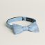 Landing H bow tie, ciel/blanc