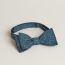 Maillons Parade bow tie, marine/ciel