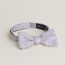 Boucles en Vrac bow tie, rose/bleu moyen