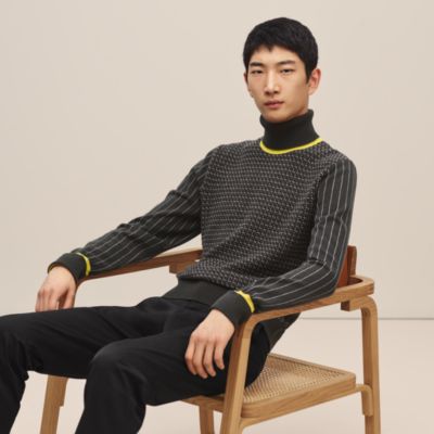 "Tweed et Rayure" crewneck sweater - H847255HA22LA