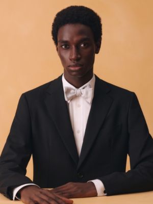 H Coccinelle bow tie, View: Worn, worn, view 2 of 2