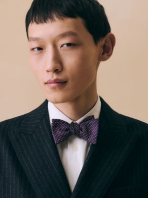 H Passant bow tie, View: Worn, worn, view 2 of 2