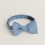 H Passant bow tie, ciel/blanc/marine