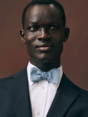 H Passant bow tie, View: Worn, worn, view 2 of 2