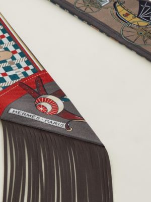 Les Voitures Nouvelles leather fringes Twilly, View: Detail, detail, view 3 of 3