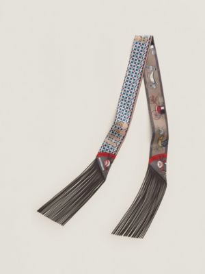 Les Voitures Nouvelles leather fringes Twilly