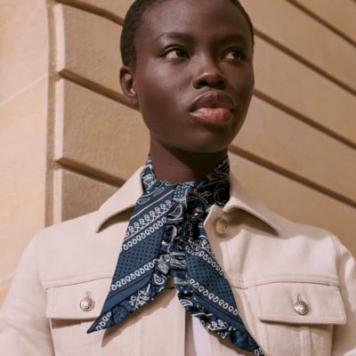 新品同様 エルメス HERMES ツイリー スカーフ シルク 100% Lift  