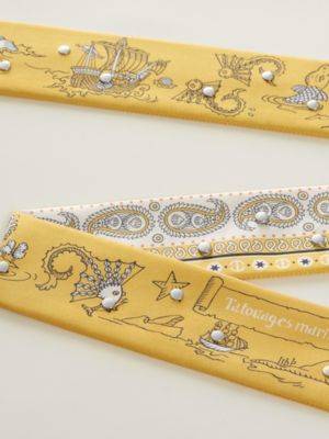 Tatouages Marins Bandana studded twill ribbon, View: Detail, detail, view 3 of 3