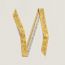 Tatouages Marins Bandana studded twill ribbon, blanc/jaune paille/noir