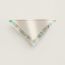 Liste au Bloc embroidered triangle scarf, ivoire/multicolore, no stock