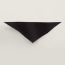 Complication Equestre embroidered triangle scarf, noir