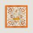 Palonniers scarf 45, orange cuit/crème/miel