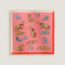 Les Bassets scarf 45, rose bonbon/vanille/vermillon, no stock