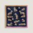 Gavroche 45 Les Bassets, bleu marine/mangue/rose bonbon