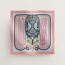 Grand Tralala scarf 45, rose bonbon/ciel/jaune, no stock