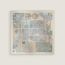 Ready… Go! scarf 45, vert amande/blanc/beige