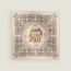 Les Becanes scarf 45, vanille/beige/rose