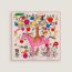 Le Pommier Sellier scarf 45, rose pâle/rose bonbon/multicolore
