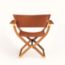 Pippa folding armchair, gold