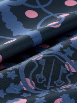 Les Cles double face scarf 90, View: Detail, detail, view 7 of 7